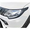 JHCHAN Mascherina per fari Mitsubishi L200 e Fiat Fullback Pickups 2015-2018 per Mitsubishi Triton L200 GLS Strada KJ KK KL nero opaco ABS