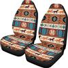 Belidome Coprisedili anteriori per auto, camion, SUV, furgoni, Cavallo tribale azteco, Taglia unica