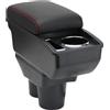 OYHCM Bracciolo centrale per Opel Corsa E 2014-2018,Vano porta telefono | Per Opel Corsa E Bracciolo, Vano porta telefono, Portabicchieri, Doppio vano portaoggetti, Coperchio scorrevole, Pelle PU
