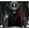 Paraserbatoio.it ADESIVO RESINATO EFFETTO 3D, PER MOTO COMPATIBILE CON KAWASAKI Z650 (Metallic Spark Black - Metallic Flat Spark Black, Protezione Zona Chiave)