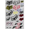 CMR Design Co KIT STICKERS FOX ADESIVI SPONSOR MOTO COMPATIBILE PER HONDA YAMAHA KTM CROSS ENDURO CASCO (21)