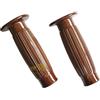 Cafè Race Manopole a botticella DARK CHOCOLATE Ø 7/8" - 22mm