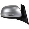 CYDJML Destro Sinistro Specchio Specchietti Retrovisori Completi Per Suzuki SX4 SX 4 2012-2013, Specchietto Retrovisore Laterale Con Indicatori Di Direzione A 5 Fili Gruppo specchietto retrovisore(Titanio,Gi