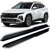 Wusecssy 2 pedane laterali per Hyundai Tucson NX4 2022-2025 2026, pedane laterali in alluminio LingZhi nero (con staffe)