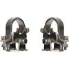 TECHAUTO Staffe Supporto Faretti Staffa di Fari Supporto per fendinebbia per moto adatto per BMW F900XR F900R F750GS F800GS Barra di protezione da 25 mm di diametro G 310 GS R 1250 GS GS1200