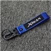 SXHM Portachiavi Moto Per Yamaha XMAX250 XMAX300 XMAX 250 300 All Years Ricamo Portachiavi Portachiavi Portachiavi Nero Blu Rosso Moto Portachiavi (Colore : Blu, Size : Normal)