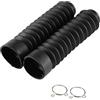 equlup Copri Forcella Per Moto, 210,5x42 Mm Copri Forcella Anteriore Per Moto Ghette Gators Stivali Parapolvere Antiurto Per Moto Universale Per Dirt Bike(Nero)