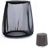 TCMI Copertura per filtro dell'aria per auto per filtro di aspirazione dell'aria fredda, antipolvere, filtro di aspirazione dell'aria per Harley Touring, nero S
