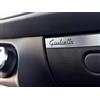 autoCOVR Copertura In Acciaio per Alfa_Romeo GIULIETTA - 1 Pezzo Vano Portaoggetti Targa Inox Metallo Spazzolato Interni Fatto Su Misura Decorazioni Tuning Accessori