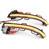 Eshgtuo Lampada Freccia Retrovisore Specchietto Indicatori Direzione Dinamici LED Da Pezzi Per BMW Per X3 Per X4 Per X5 Per X6 Per X7 G01 G02 G05 G06 G07(Yellow)