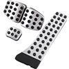 TUMEXI Accessori, for Mercedes-Benz, AMG MT Meccanico CES GLK SLK CLS SL W222 R172 R231 W204 X204 W218 Adesivo pedale frizione freno Pedali per auto(Style2)