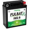 Fulbat - Batteria Moto GEL FB5L-B GEL /YB5L-B FULBAT SLA impermeabile 5,3AH 65 AMPS