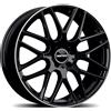 GMP CERCHIO IN LEGA GMP BERGHEM 9x19 5x112 ET 48 BLACK DIAMOND LIP