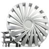 LEOPLAST Copricerchi 15 pollici Serie/Kit argento Copricerchi Auto EMPIRE 15