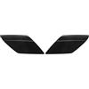Cpolebev 2 Tappi di Copertura per Ugello Lavafari Paraurti Anteriore Sinistro + Destro per Golf VI 6 MK6 5K0955109C 5K0955110C
