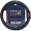 Red Bull Racing Red Bull Coprivolante Antiscivolo Blended Lines Nero/Bianco Per Auto 100% PU, Materiale Antiscivolo, Facile Installazione, Resistente E Universale, Diametro 38 Cm
