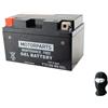 MOTO SPORT MONDO BATTERIA YTZ10S 12VOLT 8,6AH AMPERE MOTORPARTS SPEDITA GIA' PRONTA E CARICA COMPATIBILE CON YAMAHA YZF-R1 1000 anno dal 2007 al 2008 BATTERIE PER MOTO SCOOTER 150X87X93MM