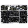 YESKIT Kit Viti Bullone Carenatura Completa Viti Bullone Moto Per TDM 850 900/A TMAX 500/530 SX/DX SRV250 SRX 400 600 TDR250 Kit viti(Nero)