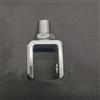 HYEPIVOT Ammortizzatore per moto da 30 mm, adattatori a U Clevis Gead con estremità a U, universale, per quad, colore: argento