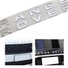 YK ZAOOER Testa Lettere Di Copertura 3D, Prima Linea Sport Emblema Distintivo Lettera Emblem Sticker Logo Decal, ABS, Adesivo Per Auto, Portabollo, Grigio Matto, Compatibile Con Land Rover