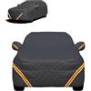Blivysse Telo Di Protezione Da Grandine Per Auto Per Jeep Avenger 4xe 2024-2025, Impermeabile Copertura Auto Anti-grandine Traspirante Esterno Copri Protezione Grandine(Black)