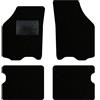 QUEMAR Tappetini Auto compatibili con Lancia Ypsilon 3 porte 2003-2011/ Kit Tappeti Moquette e Gomma su Misura (Set 2 Anteriori + 2 Poster.)/ Ricami e Colori Personalizzati (Bordo Nero, 0 Ricami)