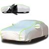 Generico Telo Copriauto Impermeabile per Toyota Yaris Hybride 2020-2025,Copertura Auto per Esterno winter Telo Macchina Sole,Copri Auto Anti-Polvere,con Zip Laterale