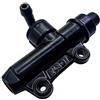 Yecnecty Pompa Freno Posteriore Cilindro Principale Moto in Lega CNC Nera per Keeway RKX 300 Benelli BJ300 BN302 TNT 302S Stels Tornado TNT300