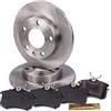 ATEC Germany Set freni asse posteriore incl. dischi freno Ø 245 mm pieni + pastiglie freno posteriori Compatibile con AUDI A4 B6 (8E2), A4 B6 Avant (8E5), A4 B6 Cabriolet (8H7)