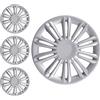 W-Parts SERIE 4 BORCHIE - 4 COPRICERCHI COPPE RUOTA 15 PER LANCIA MUSA 08->