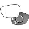 HZ-DESIGN Vetro Specchietto per Specchietto Laterale Vetro SX Compatibile Con BMW X1 (E84) 03.2009-06.2012