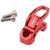MARCAI Gancio Manubrio per HON&da ADV350 ADV 350 Supporto per Cilindro Freno Principale per Motocicletta Supporto per Borsa Gancio per Casco(Rosso,with Logo)