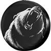 Generic Orso Copriruota per Auto Impermeabile Coperchio Ruota di Scorta Durevole Copertura della Gomma Universale per RV Veicoli SUV 15inch