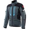 DAINESE Mangen Absoluteshell Pro impermeabile Giacca tessile moto, grigio/nero/blu, 54