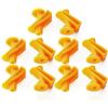 RJKZX Viti e clip di ricambio 10 Pezzi Per Smart Per Fortwo 450 451 Motore Sottoscocca Scudo Clip Plastica Gialla Auto Fissaggio Automatico