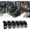 Baceyong Protezione per tubo di scarico moto scudo termico in alluminio professionale moto accessori di modifica nero