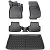 ELMASLINE 3D Tappetini Gomma e Vasca Baule per OPEL Corsa D 2006-2014 | Tappetini Auto | Vasca per il bagagliaio | Accessori auto