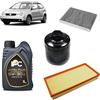 OP Kit tagliando 3 filtri + 4L olio IPC 5W30 X per Volkswagen Polo 9N 1.4 benzina