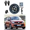 D'ANGELO 1988 Kit Ruotino di Scorta 16 compatibile con Renault Twingo (2/3/GT) con Cric, Chiave, Guanti e Sacca 125/70R16