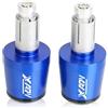 JINGYAOTONG estremità del Manubrio del Motociclo Manopole del Manubrio Tappo Terminale per Honda XADV X-ADV 750 XADV750 2014-2021 (Colore : Blue And Black, Misurare : 1)