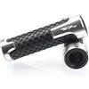 KZYQDARS Manubrio per moto Per SH300 Per SH300i SH125 SH125i SH 350 300 125 SH350 2021 7/8'' 22MM Manopole per motocicletta estremità del manubrio Spina(Silver A)