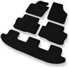 Mossa Tappetini auto in feltro compatibili con Seat Alhambra II (2010-2020) - tappeti auto - nero 1