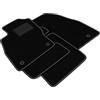 Generico DHCarMats Tappetini Auto compatibili con Opel Adam 2013-2024, Su Misura | Fondo antiscivolo, Made in Italy, Kit completo anteriore e posteriore