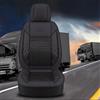 LFXLDS Coprisedili Camion per Iveco Daily Eurocargo Trakker S-WAY X-WAY,Nero/Rosso/Marrone/Blu Protezione Sedili Maglia Pelle Guidatore Passeggero Anteriore Ergonomico Lombare Accessori Interno Camion