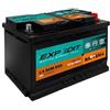 La Casa della Batteria Batteria Auto Expedit Moving Energy Tech Batteria 12v Batteria Auto 80Ah 800A Start&Stop AGM L4 VR800 DX 31.5x17.5x19 cm Senza Manutenzione Pronta all'Uso Made in Italy