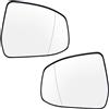 QGBKLZNZHP Specchio esterno Vetro Per Ford Per Focus MK2 MK3 2008-2018 Specchietto Retrovisore Laterale Sinistro Destro In Vetro Riscaldato Convesso Grandangolare Vetro Specchietto Retrovisore(Left and Right)