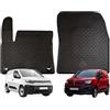 W-Parts TAPPETI - TAPPETINI IN GOMMA 3D TPE NERI PER CITROEN Berlingo III van 18>24-24>