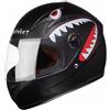 WXHJM Casco Moto per Bambini Casco Integrale da Moto con Visiera Parasole Casco Carino Scooter Light Ciclomotore Caschi Jet per Bambini e Bambine B,52-54CM
