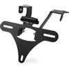 IMMLSX Moto Portatarga Targhe Per CFMOTO Per CF MOTO CF450MT 450 MT 2024 2025 Targa Del Motociclo Staffa Di Supporto 450MT Coda Posteriore Tidy Fender Eliminator Kit Portatarga Moto(Black with lamp)