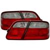 V-MAXZONE PARTS Set luci posteriori compatibili con Mercedes-Benz W210 Classe E Saloon 1995 1996 1997 1998 1999 2000 2001 2002 VT515 1 coppia di luci posteriori set LED rosso bianco